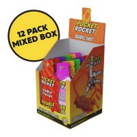   Pocket Rocket Double Shot 40ml Mixed Box 2x 6 Smaken   (In handige display doos 12 stuks)