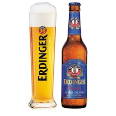 Erdinger Weissbier Alcoholvrij 0.0 Fles, Krat 24x33cl