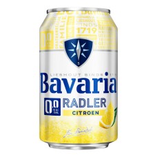 Bavaria Radler Lemon Citroen 0.0 Alcoholvrij Bier 24 blikjes 33cl