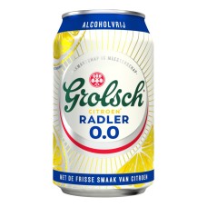 Grolsch Radler 0.0 Blikjes Alcoholvrij Bier Tray 24 Blikjes 33cl