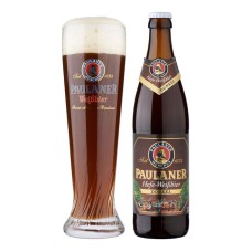 Paulaner Hefe Weissbier Dunkel Bier krat 20 Flesjes 50cl