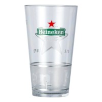 Heineken Hard Plastic Bierbeker Hardcup 25cl Pak 50 stuks Poly (Hard Kunststof)