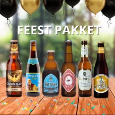  Bierpakket Feest! Speciaaalbier Assortiment 6 Flesjes 33cl Inclusief Geschenkverpakking