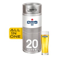 Heineken 0.0 Biervat Fust 20 Liter Alcoholvrij Bier