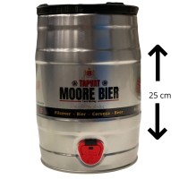  Partyfust Biervat 5 Liter Met Ingebouwd Tap Kraantje Moore Pils (huismerk)
