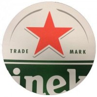 Heineken Bierviltjes KLEIN 8cm Rond 4x Rol 100 stuks (400x)