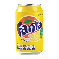 Fanta Lemon Blikjes Deens Tray 24x33cl