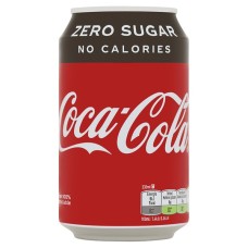 Coca Cola Zero Blikjes 33cl Tray 24 Stuks