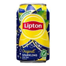 Lipton Ice Tea Sparkling Blik, Tray 24 Blikjes 33cl