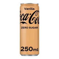 Coca Cola Vanilla Zero Tray 24 Blikjes 25cl