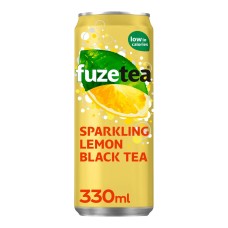 Fuze Tea Sparkling Ice Tea Blikjes 33cl Tray 24 stuks
