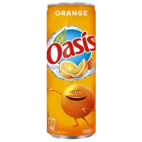 Oasis Orange Blikjes 33cl Tray 24 Stuks