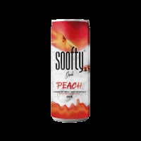 Soofty Drink Peach Blikjes 33cl Tray 24 Stuks