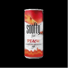 Soofty Drink Peach Blikjes 33cl Tray 24 Stuks