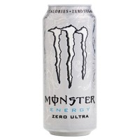 Monster Energy Ultra Zero White 50cl Blikjes Tray 12 Stuks
