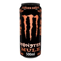 Monster Mule Ginger Energy Drink Blikjes 50cl Tray 12 Stuks