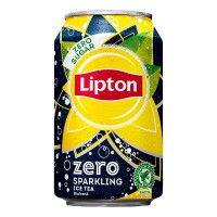 Lipton Ice Tea Zero Blik, Tray 24 Blikjes 33cl