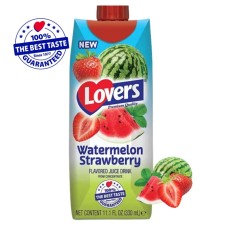  Lovers Juice Watermelon Strawberry Pakjes 33cl Tray 12 Stuks