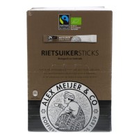 Rietsuikersticks, Alex Meijer Fair Trade Dispenser 600 sticks 4 gram