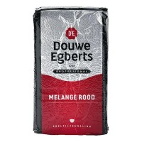 Douwe Egberts Koffie Standaardmaling Melange Rood 24 Pakken a 250 Gram