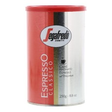 Segafredo Classico Koffie Snelfiltermaling Espresso Blik 250 Gram