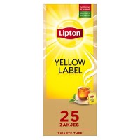 Lipton Feel Good Selection Thee Yellow Label Pakje 25 Zakjes 1,48 Gram