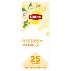 Lipton Feel Good Selection Zwarte Thee Vanille Pakje 25 Zakjes a 1,6 Gram