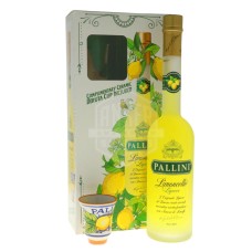 Pallini Limoncello geschenkset 50cl met Glas