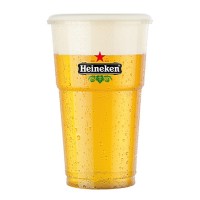 Heineken Plastic PP Bierglazen Bierbekers GROOT 50cl Doos 800 Stuks