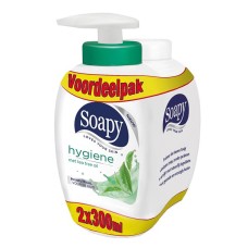 Handzeep Soapy Hygiene Met Pomp En Navulling 2 flesjes 300ml