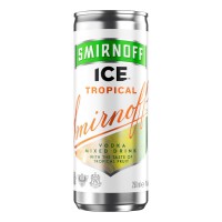 Smirnoff Ice Tropical Blikjes Tray 12 Blikjes 25cl