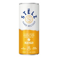 Stelz Mango Hard Seltzer Blikjes 25cl Tray 12 Stuks