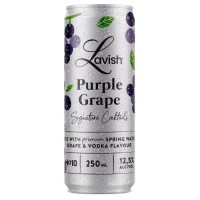 Lavish Purple Grape Blikjes 25cl Tray 24 Stuks