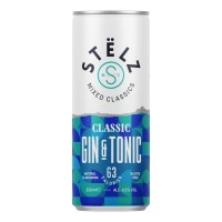 Stelz Gin Tonic Blikjes 25cl Tray 12 Stuks