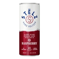 Stelz Raspberry Hard Seltzer Blikjes 25cl Tray 12 Stuks