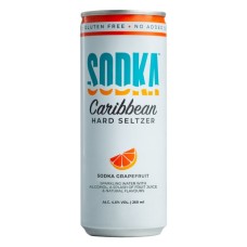 Sodka Grapefruit Hard Seltzer Blikjes 25cl Tray 12 Stuks