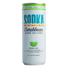 Sodka Lime Hard Seltzer Blikjes 25cl Tray 12 Stuks