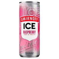 Smirnoff Ice Rasberry Blikjes 25cl Tray 12 Blikjes