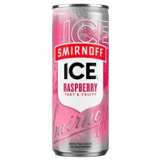 Smirnoff Ice Rasberry Blikjes 25cl Tray 12 Blikjes