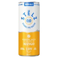 Stelz Iced Tea Mango 0.0 Alcoholvrij Blikjes 25cl Tray 12 Stuks
