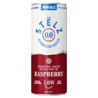 Stelz Raspberry 0.0 Alcoholvrij Blikjes 25cl Tray 12 Stuks