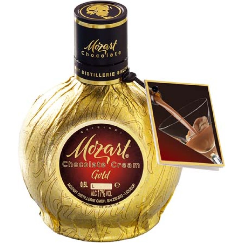 Echter fort Zonnig Mozart Gold Chocolade Likeur 50cl PRIJS 10,50 | Kopen Bestellen |  Goedkoopdrankslijterij.nl