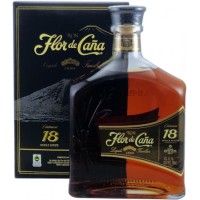 Flor de Cana 18 Years Rum 70cl Met Geschenkverpakking
