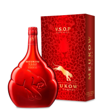 Meukow Vsop Red Edition Met Geschenkverpakking Cognac 70cl 