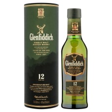 Glenfiddich 12 jaar Single Malt Whisky 35cl met Geschenkverpakking