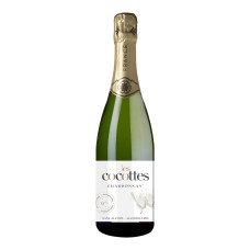 Les Cocottes Champagne Chardonnay Alcoholvrije Biologische Wijn Doos 6 flessen 75cl