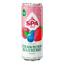 Spa Strawberry Blueberry blikjes 25cl Tray 24 Stuks