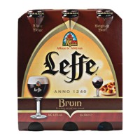 Leffe Bruin Dubbel Bier Fles, Doos 24x30cl