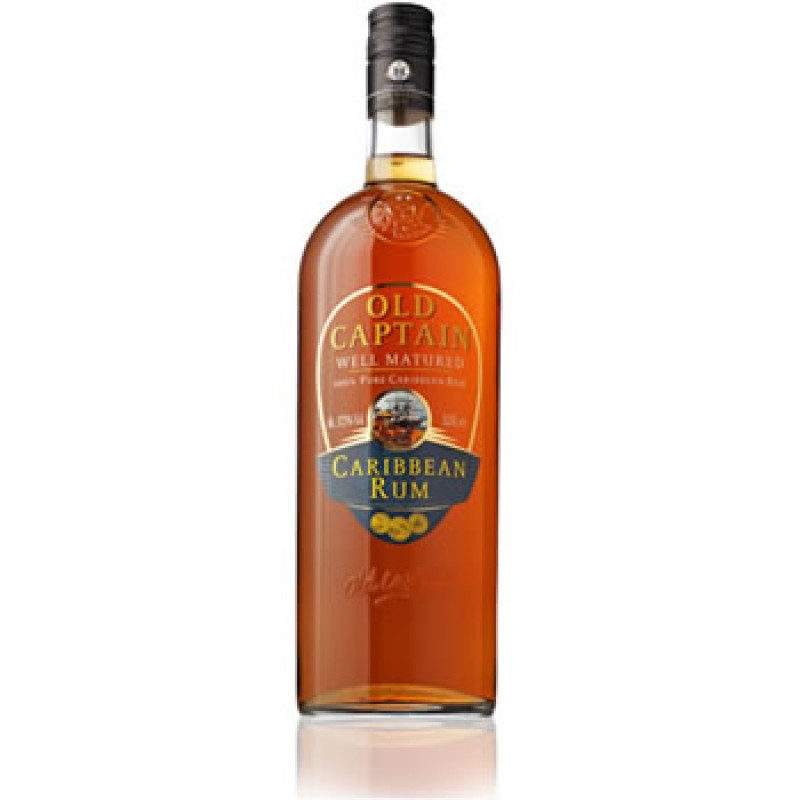 verkouden worden Zeeanemoon heroïsch Old Captain Bruine Rum PRIJS 8,35 | Kopen Bestellen | Goedkoopste Rum  Online Goedkoopdrankslijterij.nl