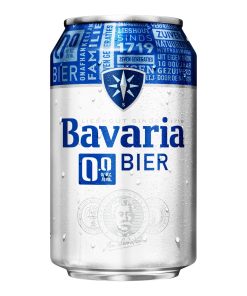 Bavaria 0.0 Bier Blikjes Tray 24x33cl alcoholvrij pils